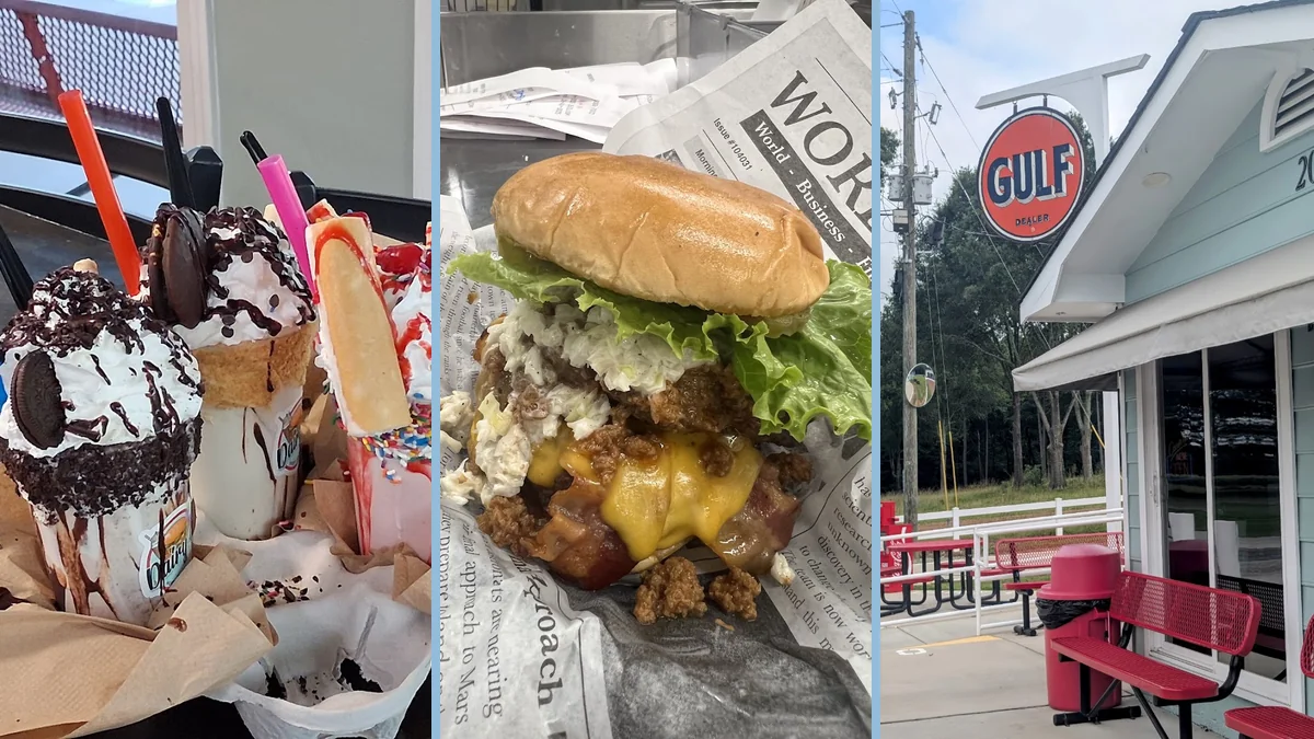 Burgers, Ice Cream, Milkshakes